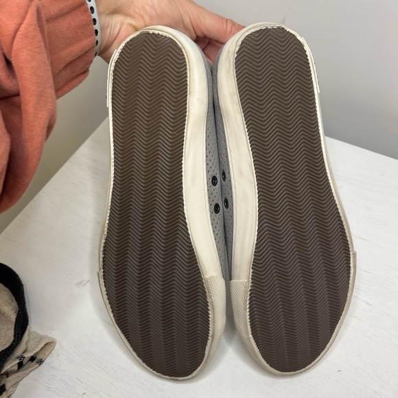 SeaVees Army Issue Low Laser Cut Grey Leather Sneakers Sz 8.5 - Picture 6 of 9